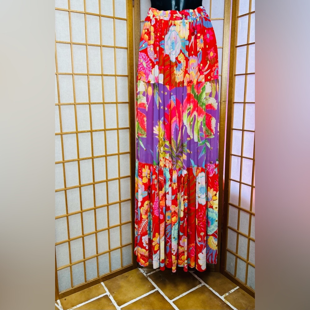 Farm Rio RARE Tropical Maxi Skirt - Picture 5 of 14
